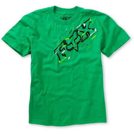 Fox Boys Guideline Green Tee Shirt