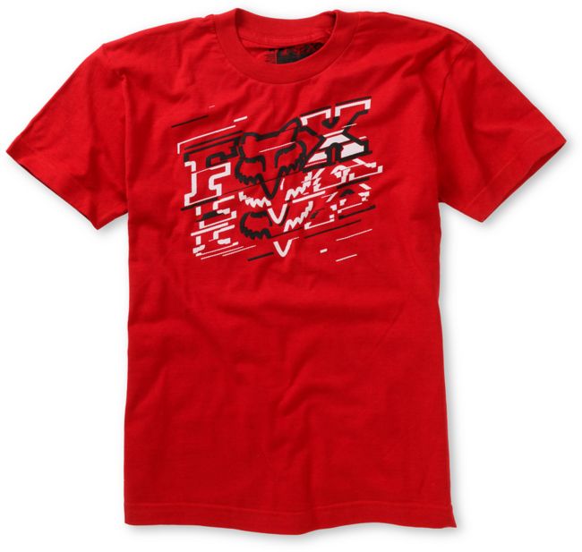 Fox Boys Hacker Red Tee Shirt