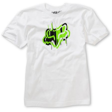 Fox Boys Last Minute White Tee Shirt