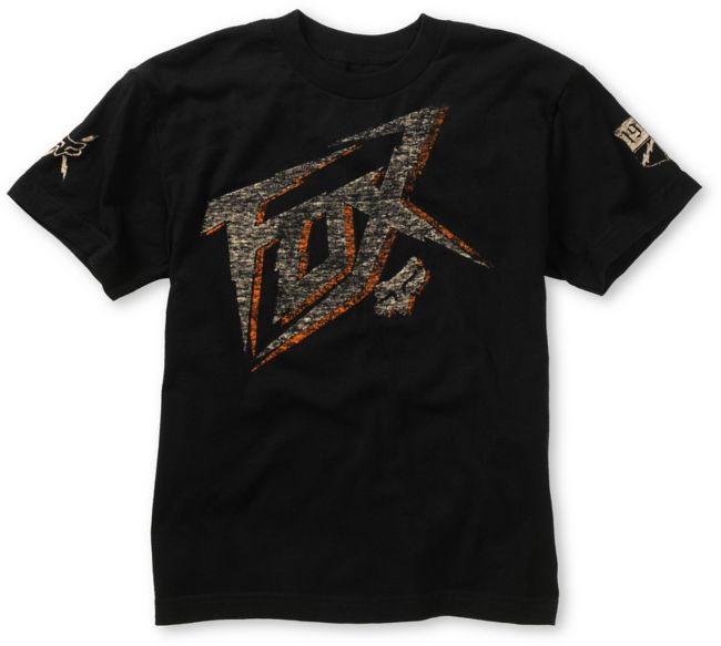 Fox Boys Concrete Proof Black Tee Shirt