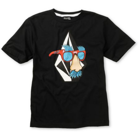 Volcom Boys Weirdo Black Tee Shirt