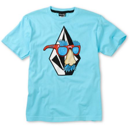 Volcom Boys Weirdo Blue Tee Shirt