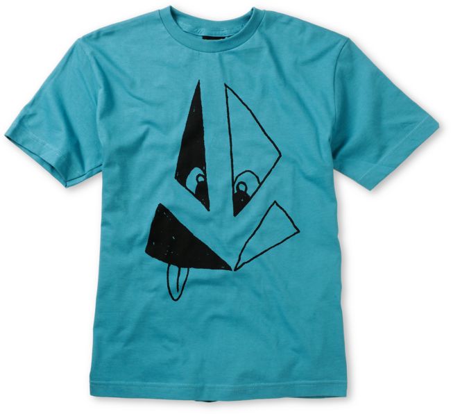 Volcom Boys Silly Stone Blue Tee Shirt