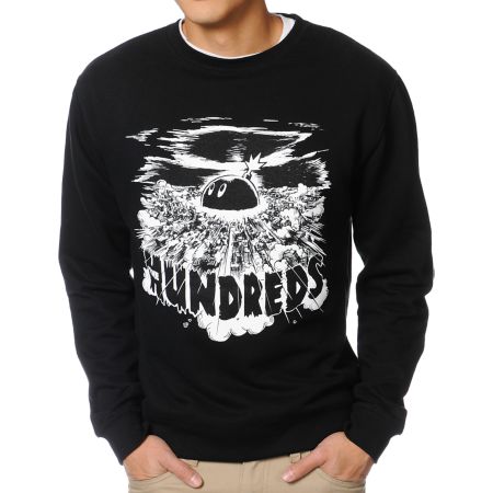 The Hundreds Neo Black Crew Neck Sweatshirt
