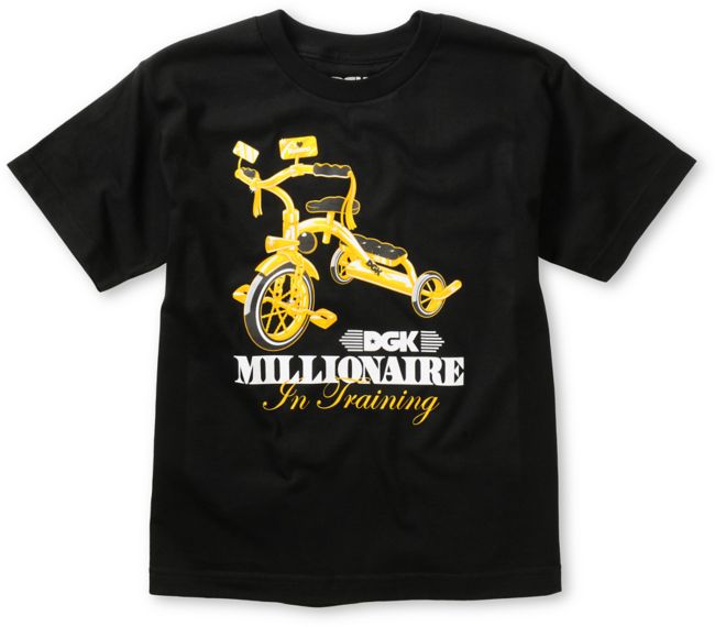 DGK Boys In Training Black Tee Shirt