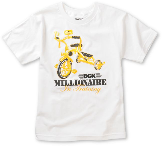 DGK Boys In Training White Tee Shirt