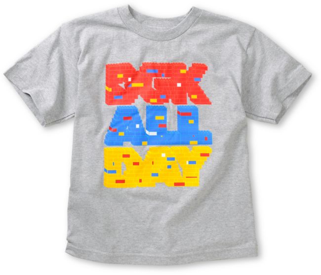 DGK Boys Bricks Grey Tee Shirt