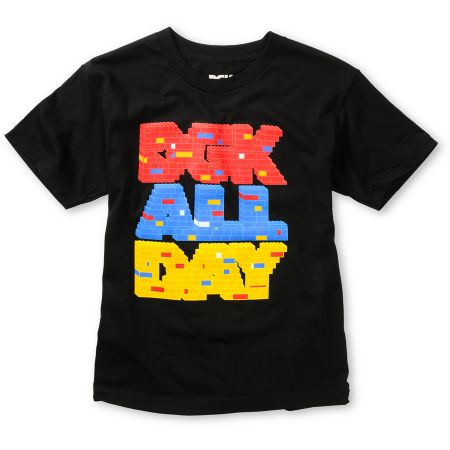 DGK Boys Bricks Black Tee Shirt