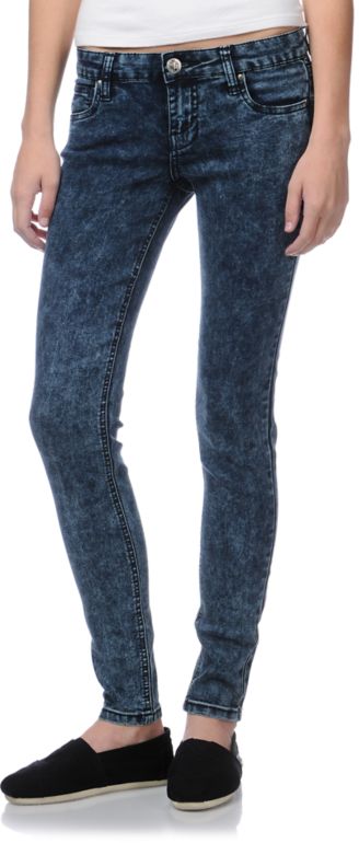 STS Blue Acid Wash Skinny Jeans