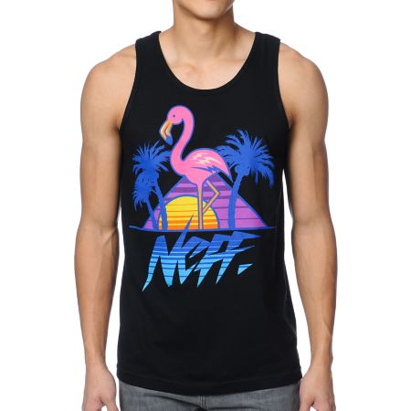 Neff Paradise Black Tank Top