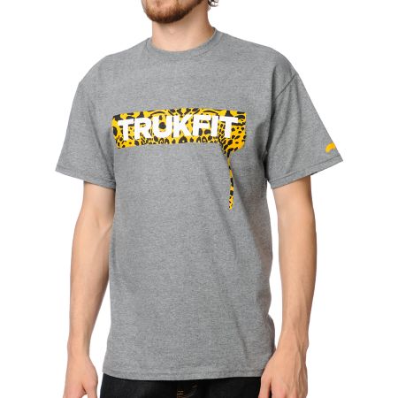 Trukfit Cheetah Gunmetal Tee Shirt