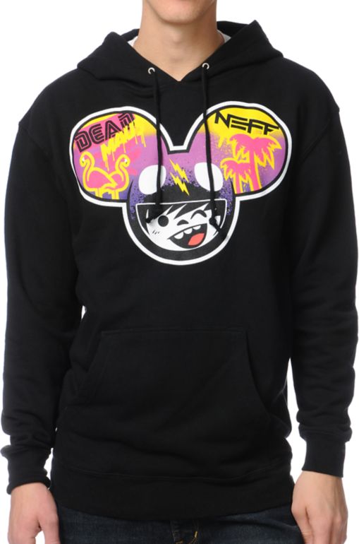 Neff x Deadmau5 Miami Black Hoodie