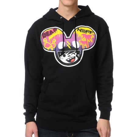 Neff x Deadmau5 Miami Black Pullover Hoodie