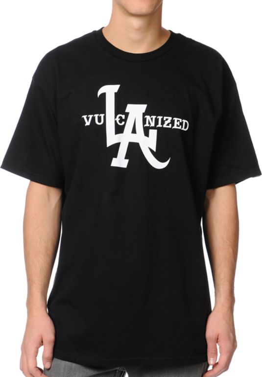 Vans Vulcanized Black Tee Shirt