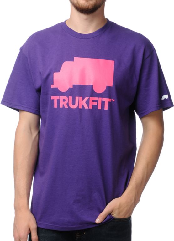 Trukfit Space Icon Purple Tee Shirt