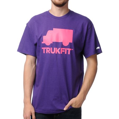 Trukfit Space Icon Purple Tee Shirt