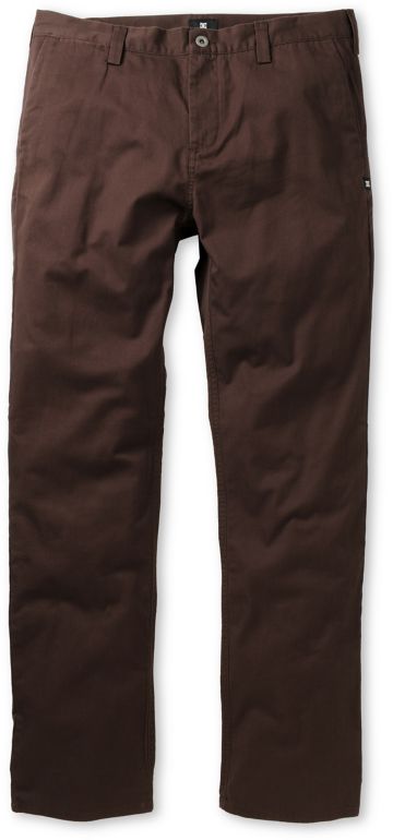 DC Straight Dark Brown Chino Pants