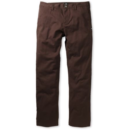 DC Straight Dark Brown Chino Pants