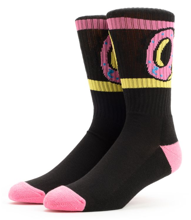 Odd Future Donut Black Crew Socks