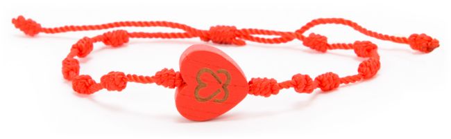Keep A Breast Foundation Red Knot Bracelet