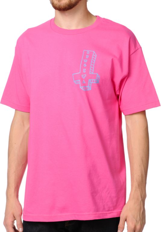 Odd Future Its Us Cross Pink Tee Shirt