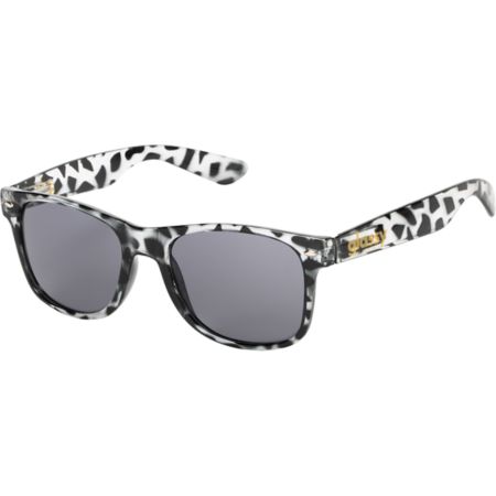 Glassy Leonard Black & Clear Tortoise Sunglasses