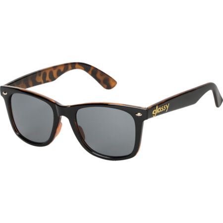 Glassy Mike Mo Gloss Black & Tortoise Sunglasses