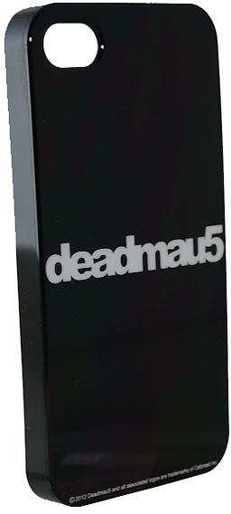 Deadmau5 Black & White Script iPhone 4 Case