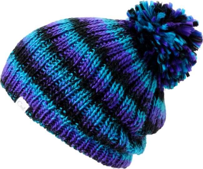 Coal Girls Emily Black Space Dye Knit Pom Beanie