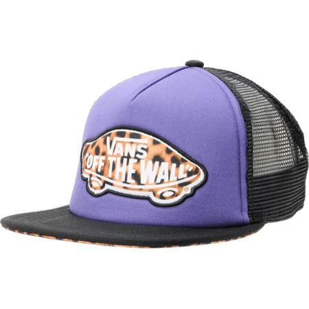 Vans Pink & Leopard Print Trucker Hat