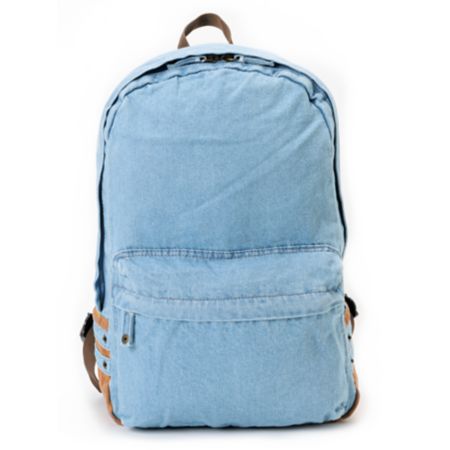 Carrot Company Denim Blue Backpack