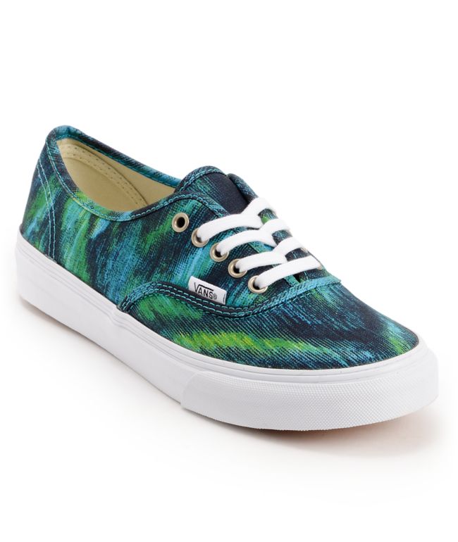 Vans Girls Authentic Slim Watercolor Shoe