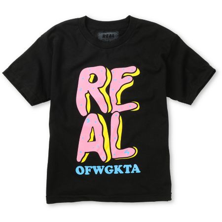 Real Skatebaords x Odd Future Donut Boys Tee Shirt