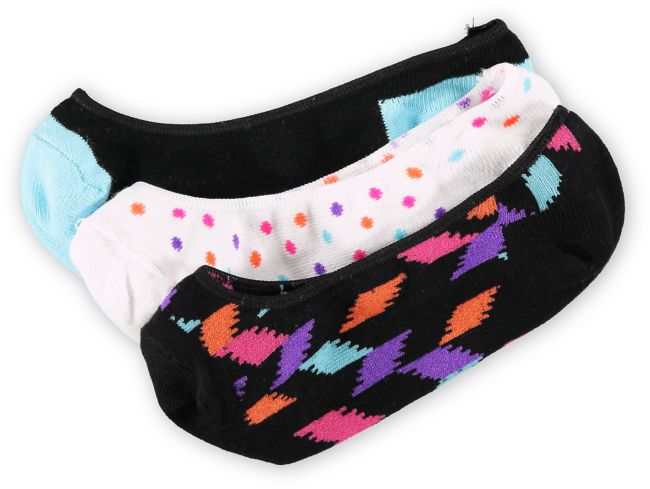 Empyre Girls 3-Pack Tiffany No Show Socks