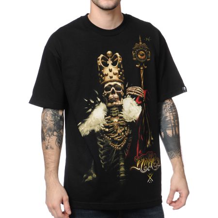 Sullen Nikko King Black Tee Shirt