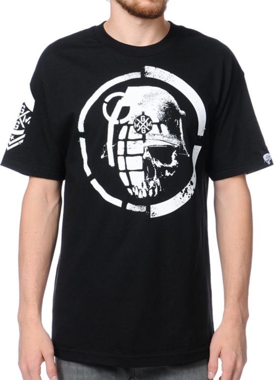 Metal Mulisha x Grenade Mashup Black Tee Shirt