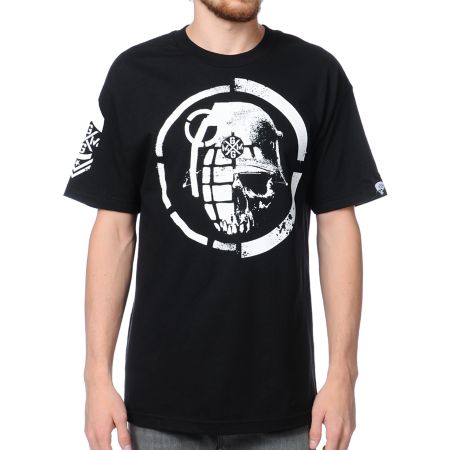 Metal Mulisha x Grenade Mashup Black Tee Shirt