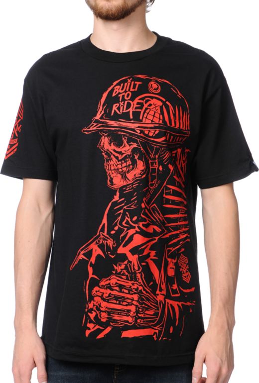 Metal Mulisha x Grenade Pull The Pin Black Tee Shirt