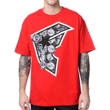 Famous Stars & Straps x Yelawolf Cans BOH Red Tee Shirt