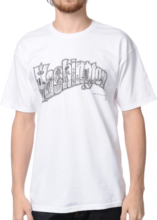 Spacecraft x Electric Coffin Postcard White Tee Shirt