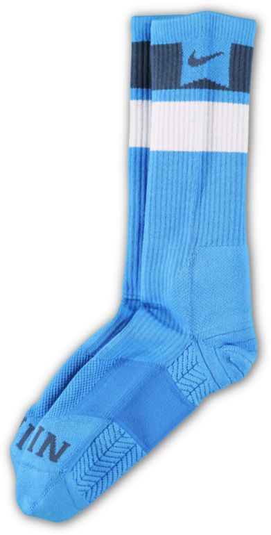 Nike Skateboarding Elite Dri-Fit Blue Striped Crew Socks