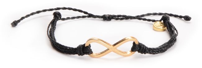 Pura Vida Infinity Black Bracelet