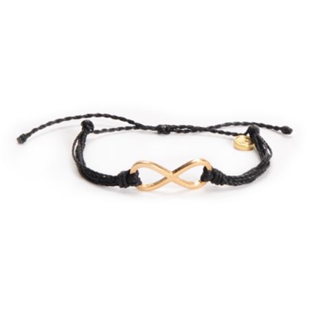 Pura Vida Infinity Black Bracelet