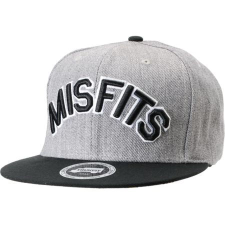 Trukfit Misfits Grey Snapback Hat