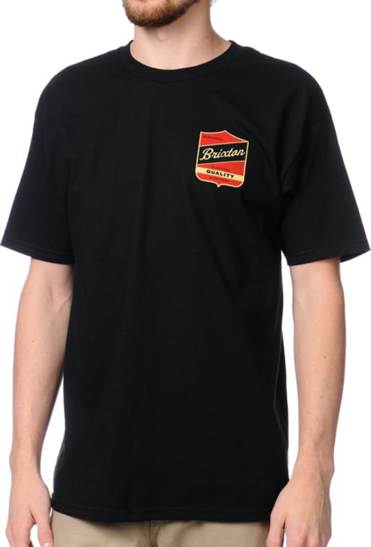 Brixton Ratchet Black Tee Shirt