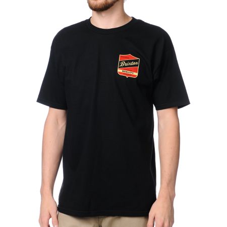 Brixton Ratchet Black Tee Shirt