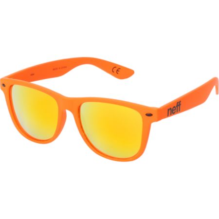 Neff Daily Matte Orange Sunglasses