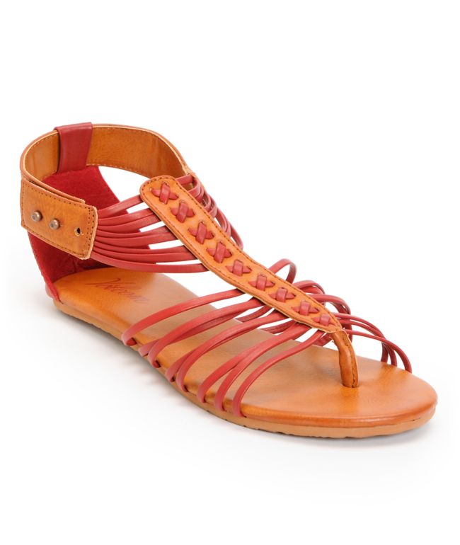 Volcom Girls Be Nice Red Sandal