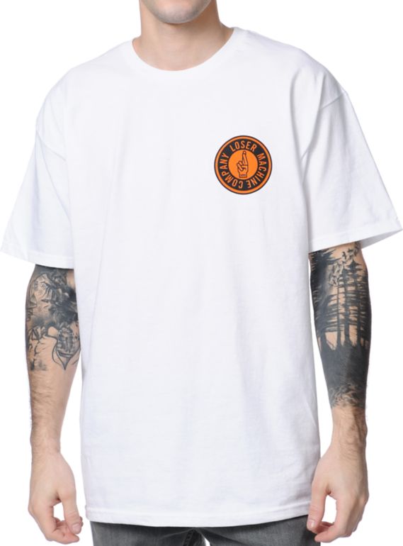 Loser Machine Sui Circle White Tee Shirt