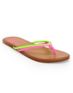 Volcom Girls Forever Neon Pink & Green Creedler Sandals